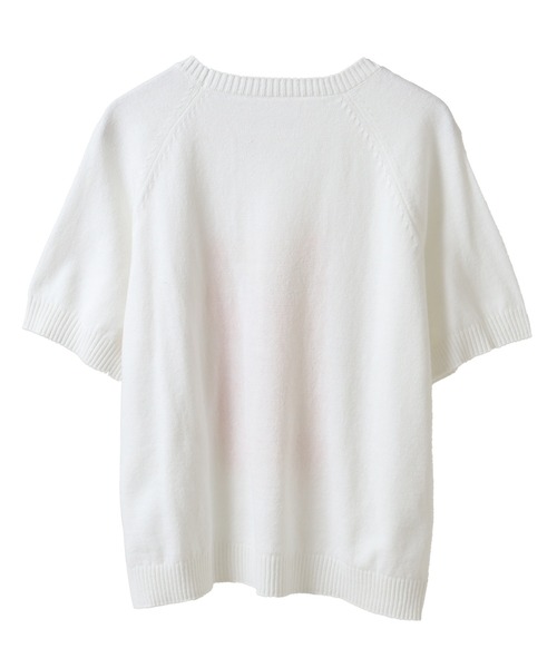 Candy Stripper(キャンディストリッパー)の「TINY CAT KNIT トップス(ニット/セーター・レディース・ブラック/オフホワイト/ピンク・FREE)」の16枚目の写真