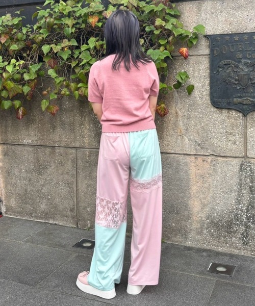 Candy Stripper(キャンディストリッパー)の「TINY CAT KNIT トップス(ニット/セーター・レディース・ブラック/オフホワイト/ピンク・FREE)」の5枚目の写真