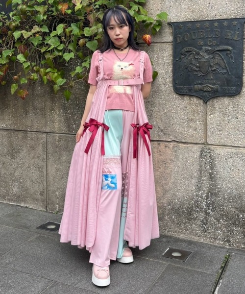 Candy Stripper(キャンディストリッパー)の「TINY CAT KNIT トップス(ニット/セーター・レディース・ブラック/オフホワイト/ピンク・FREE)」の6枚目の写真