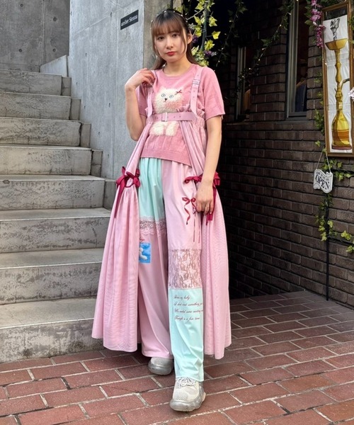 Candy Stripper(キャンディストリッパー)の「TINY CAT KNIT トップス(ニット/セーター・レディース・ブラック/オフホワイト/ピンク・FREE)」の11枚目の写真