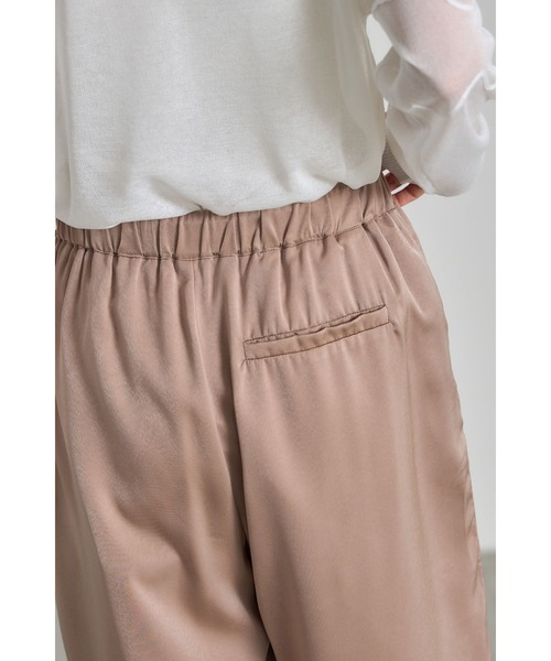 &. NOSTALGIA(アンドドットノスタルジア)の「サテンワイドパンツ(その他パンツ・レディース・ライトブラウン/ミント・M)」の22枚目の写真