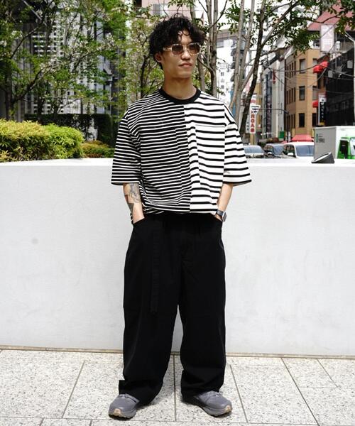 BEAVER（ビーバー）の「B omnivore/ビーオムニボー　RIPSTOP BELT PANTS リップストップベルトパンツ（その他パンツ・メンズ・その他2/ブラック・L/M/S）」の6枚目の写真