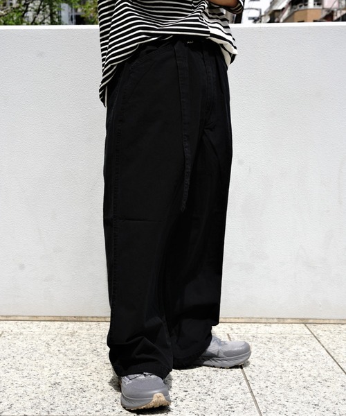 BEAVER（ビーバー）の「B omnivore/ビーオムニボー　RIPSTOP BELT PANTS リップストップベルトパンツ（その他パンツ・メンズ・その他2/ブラック・L/M/S）」の2枚目の写真