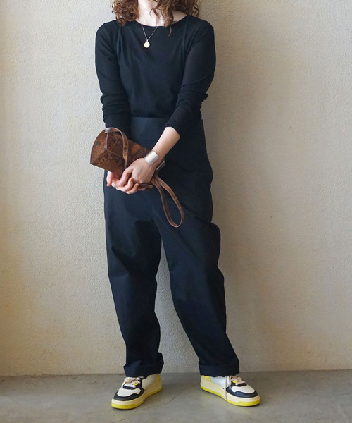 JOURNAL STANDARD LUXE（ジャーナルスタンダード　ラックス）の「シアーテレコ プルオーバー（Tシャツ/カットソー・レディース・ライトグレー/ホワイト/ライトグリーン/ブラック・FREE）」の6枚目の写真