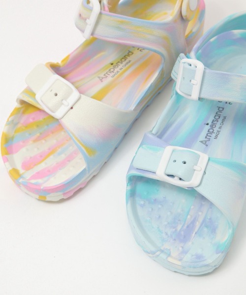 BAYFLOW（ベイフロー）の「[軽量・履き心地抜群!]EVAサンダル[17cm-21cm](KIDS)（サンダル・キッズ・ブルー/ブラック/レインボー・18.0cm/17.0cm/19.0cm/20.0cm/21.0cm）」の10枚目の写真