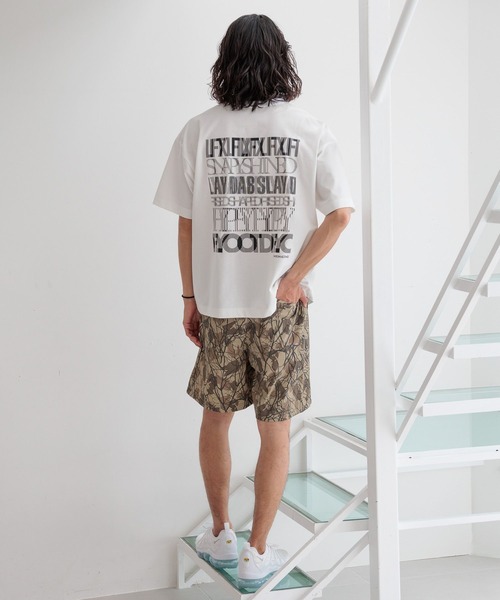 HEREIAM(ヘレイアム)の「【HEREIAM】ユニセックス/DEGIT CODE TEE(Tシャツ/カットソー・メンズ・パープル/ホワイト/ピンク/ブラック・MEDIUM/LARGE)」の5枚目の写真