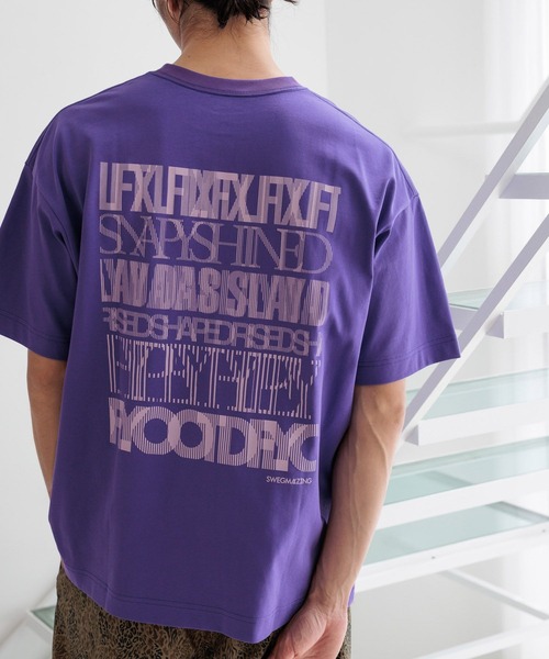 HEREIAM(ヘレイアム)の「【HEREIAM】ユニセックス/DEGIT CODE TEE(Tシャツ/カットソー・メンズ・パープル/ホワイト/ピンク/ブラック・MEDIUM/LARGE)」の14枚目の写真