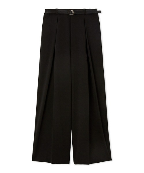 LILY BROWN（リリーブラウン）の「ベルト付きタックパンツ（スラックス・レディース・ピンク/アイボリー/ブラック/グレー・0/1）」の21枚目の写真