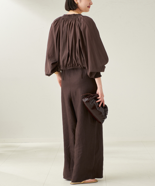 Plage french linen オールインワン　36 plage｜french linen オールインワン | Rakuten Fashion(楽天