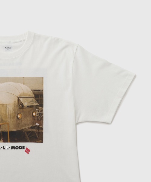 TANGTANG（タンタン）の「【TANGTANG for ADAM ET ROPE'】別注 GASATANG BA DE YA LA MODE（Tシャツ/カットソー・メンズ・ホワイト・M/XL/L）」の7枚目の写真
