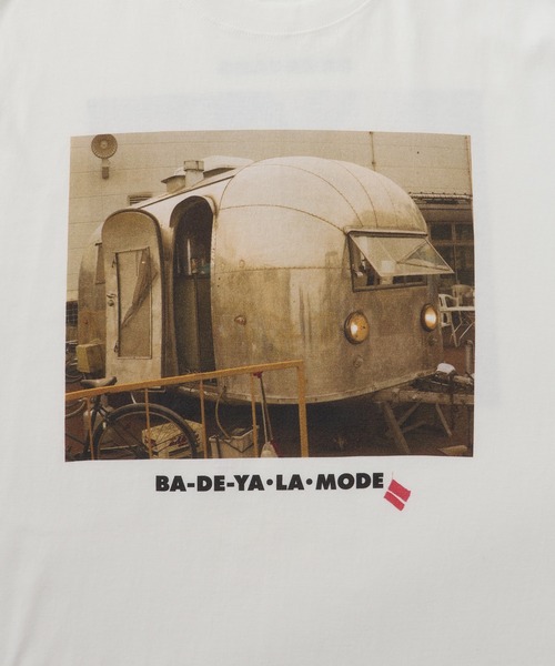 TANGTANG（タンタン）の「【TANGTANG for ADAM ET ROPE'】別注 GASATANG BA DE YA LA MODE（Tシャツ/カットソー・メンズ・ホワイト・M/XL/L）」の9枚目の写真