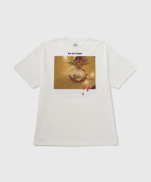TANGTANG（タンタン）の「【TANGTANG for ADAM ET ROPE'】別注 GASATANG BA DE YA LA MODE（Tシャツ/カットソー・メンズ・ホワイト・M/XL/L）」の14枚目の写真