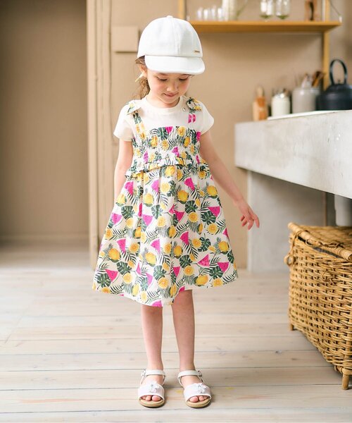 apres les cours(アプレレクール)の「クリアフラワーモチーフサンダル(サンダル・キッズ・アイボリー/ブラウン・19/18/17/16/15 /14)」の12枚目の写真