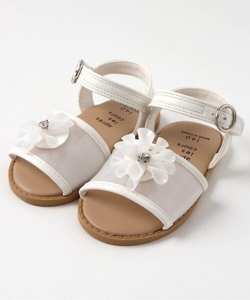 apres les cours(アプレレクール)の「クリアフラワーモチーフサンダル(サンダル・キッズ・アイボリー/ブラウン・19/18/17/16/15 /14)」の22枚目の写真