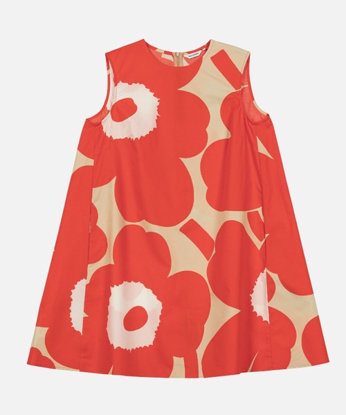 marimekko（マリメッコ）の「Palatsi Unikko / dress（ワンピース・レディース・レッド・38/36/34/40）」の4枚目の写真