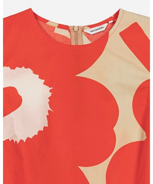 marimekko（マリメッコ）の「Palatsi Unikko / dress（ワンピース・レディース・レッド・38/36/34/40）」の9枚目の写真