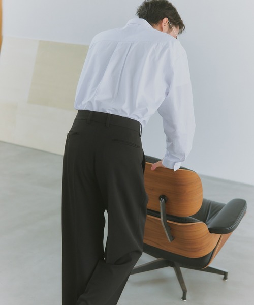 NewAnce（ニュアンス）の「【NewAnce】Hopsack Pants（スラックス・メンズ・ブラック/ベージュ/ネイビー・S/M/L）」の21枚目の写真