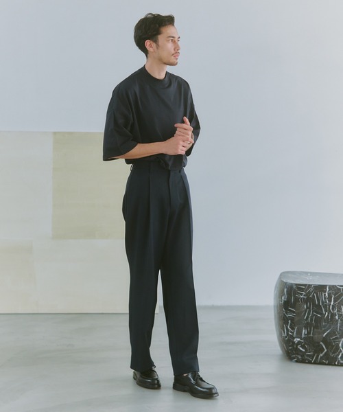 NewAnce（ニュアンス）の「【NewAnce】Hopsack Pants（スラックス・メンズ・ブラック/ベージュ/ネイビー・S/M/L）」の19枚目の写真