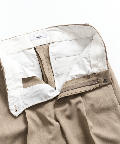 NewAnce（ニュアンス）の「【NewAnce】Hopsack Pants（スラックス・メンズ・ブラック/ベージュ/ネイビー・S/M/L）」の12枚目の写真