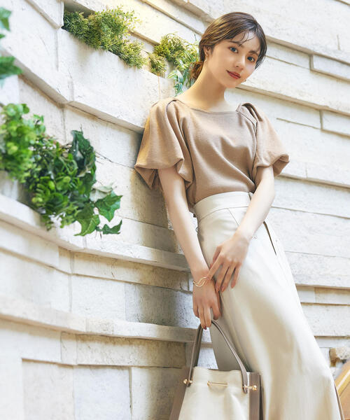 PROPORTION BODY DRESSING（プロポーションボディドレッシング）の「バックリボンスパンコールニット / 1215170601（ニット/セーター・レディース・ブルー/ブラウン/ライトグリーン・FREE）」の6枚目の写真