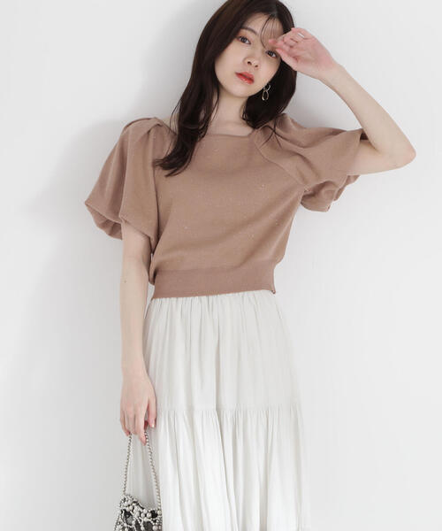 PROPORTION BODY DRESSING（プロポーションボディドレッシング）の「バックリボンスパンコールニット / 1215170601（ニット/セーター・レディース・ブルー/ブラウン/ライトグリーン・FREE）」の7枚目の写真