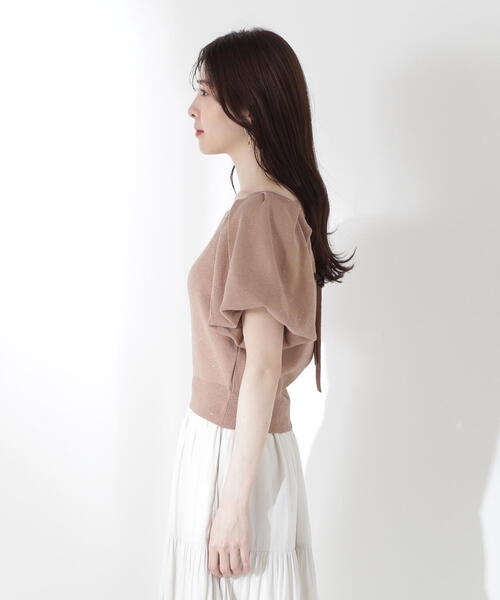 PROPORTION BODY DRESSING（プロポーションボディドレッシング）の「バックリボンスパンコールニット / 1215170601（ニット/セーター・レディース・ブルー/ブラウン/ライトグリーン・FREE）」の11枚目の写真