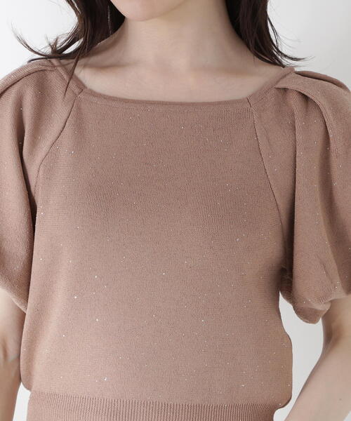PROPORTION BODY DRESSING（プロポーションボディドレッシング）の「バックリボンスパンコールニット / 1215170601（ニット/セーター・レディース・ブルー/ブラウン/ライトグリーン・FREE）」の14枚目の写真