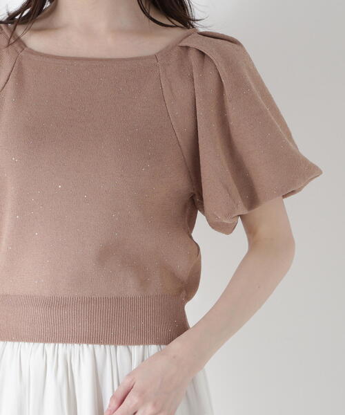 PROPORTION BODY DRESSING（プロポーションボディドレッシング）の「バックリボンスパンコールニット / 1215170601（ニット/セーター・レディース・ブルー/ブラウン/ライトグリーン・FREE）」の15枚目の写真