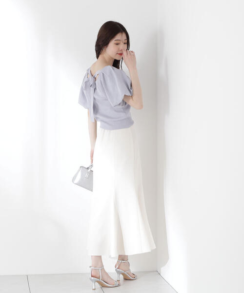 PROPORTION BODY DRESSING（プロポーションボディドレッシング）の「バックリボンスパンコールニット / 1215170601（ニット/セーター・レディース・ブルー/ブラウン/ライトグリーン・FREE）」の18枚目の写真