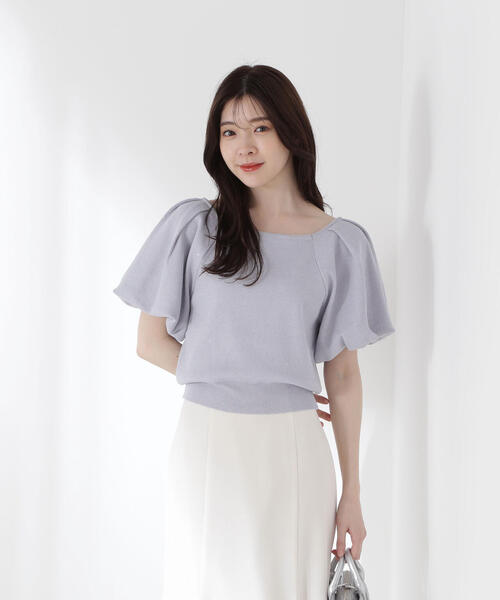 PROPORTION BODY DRESSING（プロポーションボディドレッシング）の「バックリボンスパンコールニット / 1215170601（ニット/セーター・レディース・ブルー/ブラウン/ライトグリーン・FREE）」の19枚目の写真