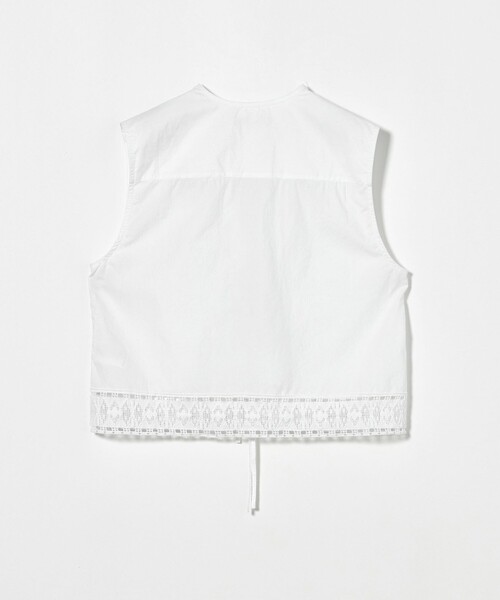 新品 BEAUTY&YOUTH【別注】ne Quittez pas レースベスト セール】【別注】＜ne Quittez pas＞レース ベスト（ベスト