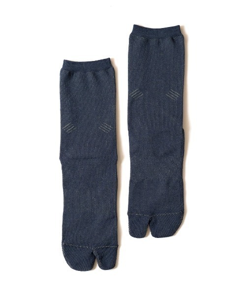 C.E.L.STORE(セルストア)の「NODAL /ノーダル REVERSIBLE SOCKS リバーシブルソックス 足袋ソックス(ソックス/靴下・メンズ・ライトグレー/ピンク/ライトグリーン/ネイビー・FREE)」の3枚目の写真