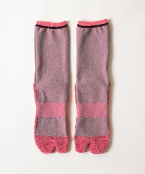 C.E.L.STORE(セルストア)の「NODAL /ノーダル REVERSIBLE SOCKS リバーシブルソックス 足袋ソックス(ソックス/靴下・メンズ・ライトグレー/ピンク/ライトグリーン/ネイビー・FREE)」の4枚目の写真