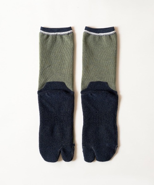 C.E.L.STORE(セルストア)の「NODAL /ノーダル REVERSIBLE SOCKS リバーシブルソックス 足袋ソックス(ソックス/靴下・メンズ・ライトグレー/ピンク/ライトグリーン/ネイビー・FREE)」の20枚目の写真