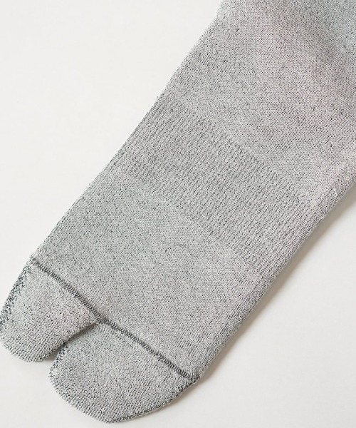 C.E.L.STORE(セルストア)の「NODAL /ノーダル REVERSIBLE SOCKS リバーシブルソックス 足袋ソックス(ソックス/靴下・メンズ・ライトグレー/ピンク/ライトグリーン/ネイビー・FREE)」の9枚目の写真