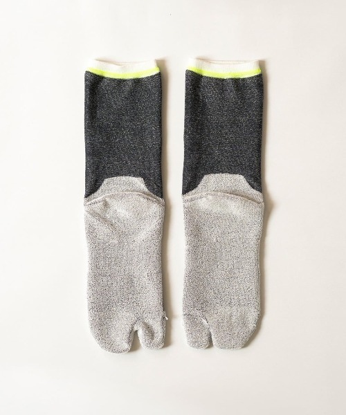 C.E.L.STORE(セルストア)の「NODAL /ノーダル REVERSIBLE SOCKS リバーシブルソックス 足袋ソックス(ソックス/靴下・メンズ・ライトグレー/ピンク/ライトグリーン/ネイビー・FREE)」の6枚目の写真