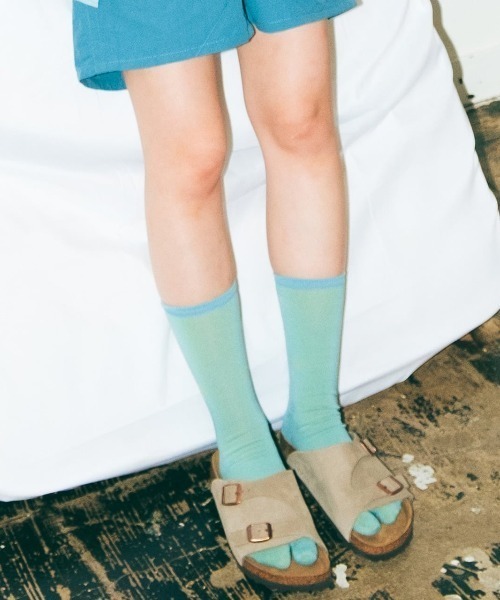 C.E.L.STORE(セルストア)の「NODAL /ノーダル REVERSIBLE SOCKS リバーシブルソックス 足袋ソックス(ソックス/靴下・メンズ・ライトグレー/ピンク/ライトグリーン/ネイビー・FREE)」の11枚目の写真