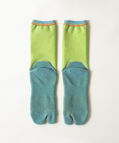 C.E.L.STORE(セルストア)の「NODAL /ノーダル REVERSIBLE SOCKS リバーシブルソックス 足袋ソックス(ソックス/靴下・メンズ・ライトグレー/ピンク/ライトグリーン/ネイビー・FREE)」の14枚目の写真