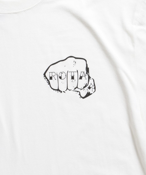 ROTAR(ローター)の「Knuckle 1p Tee(Tシャツ/カットソー・メンズ・オフホワイト/ピンク系その他/スミクロ/ライトオリーブ・SMALL/MEDIUM/LARGE/X-LARGE)」の10枚目の写真