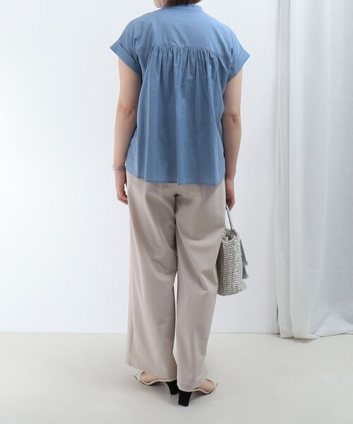 MICO COULIER（ミコクリエ）の「ローンレースブラウス（シャツ/ブラウス・レディース・ブルー/オフホワイト/ブラック・38）」の18枚目の写真