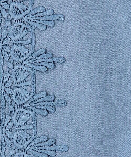 MICO COULIER（ミコクリエ）の「ローンレースブラウス（シャツ/ブラウス・レディース・ブルー/オフホワイト/ブラック・38）」の14枚目の写真