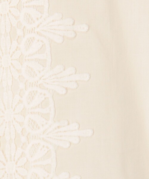 MICO COULIER（ミコクリエ）の「ローンレースブラウス（シャツ/ブラウス・レディース・ブルー/オフホワイト/ブラック・38）」の7枚目の写真