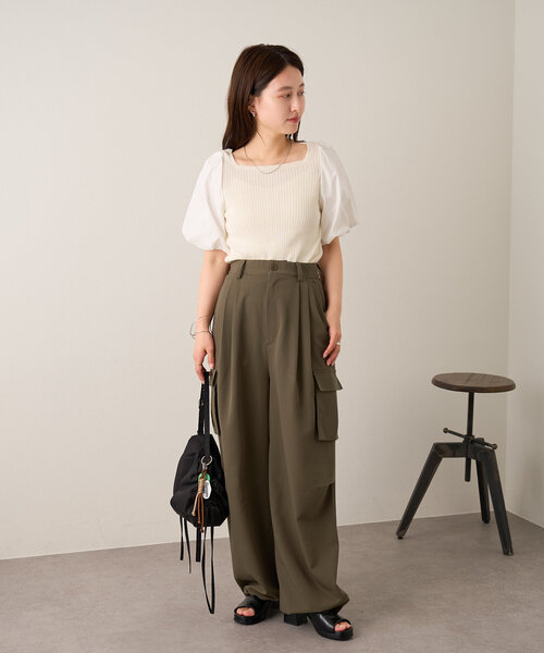 C Kastane パンツ Kastane スラックス パンツ 「eguchi企画/WEB限定/低身長サイズ