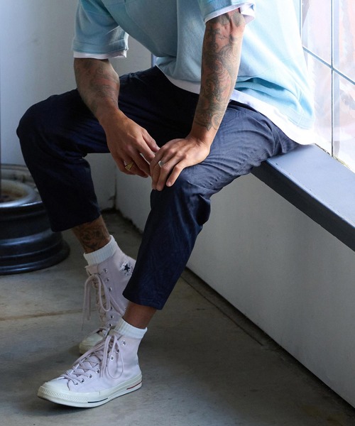 THEOREM（セオレム）の「mp13719-Shadow Argyle Pattern Ankle Tapered Pants シャドウアーガイル柄テーパードパンツ（その他パンツ・メンズ・ベージュ/ネイビー/ブラック・XL/M/L）」の19枚目の写真