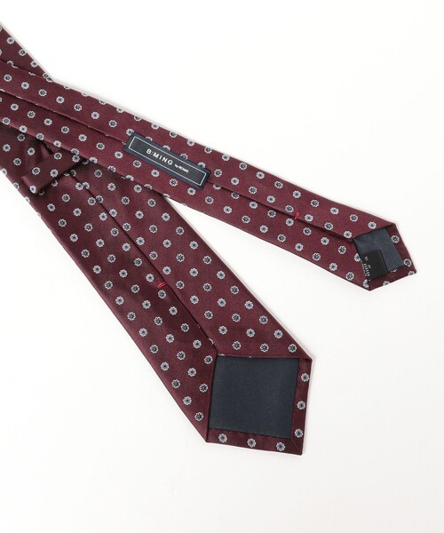 B:MING by BEAMS（ビーミングバイビームス）の「シルク 小紋柄 ネクタイ 25FW ①（ネクタイ・メンズ・ベージュ/ロイヤルブルー/ネイビー/ブラウン/ブルー/ワイン/オリーブ/ブルー系その他4・ONE SIZE）」の11枚目の写真