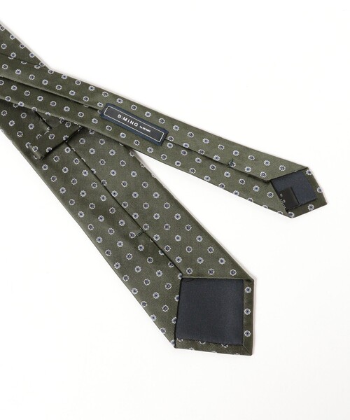 B:MING by BEAMS（ビーミングバイビームス）の「シルク 小紋柄 ネクタイ 25FW ①（ネクタイ・メンズ・ベージュ/ロイヤルブルー/ネイビー/ブラウン/ブルー/ワイン/オリーブ/ブルー系その他4・ONE SIZE）」の12枚目の写真