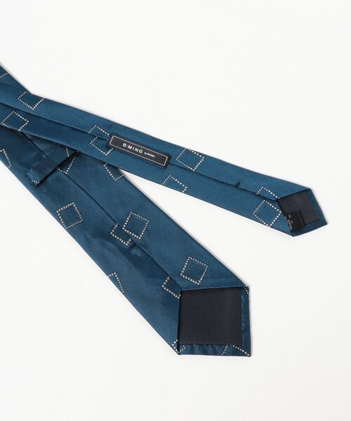 B:MING by BEAMS（ビーミングバイビームス）の「シルク 小紋柄 ネクタイ 25FW ①（ネクタイ・メンズ・ベージュ/ロイヤルブルー/ネイビー/ブラウン/ブルー/ワイン/オリーブ/ブルー系その他4・ONE SIZE）」の13枚目の写真