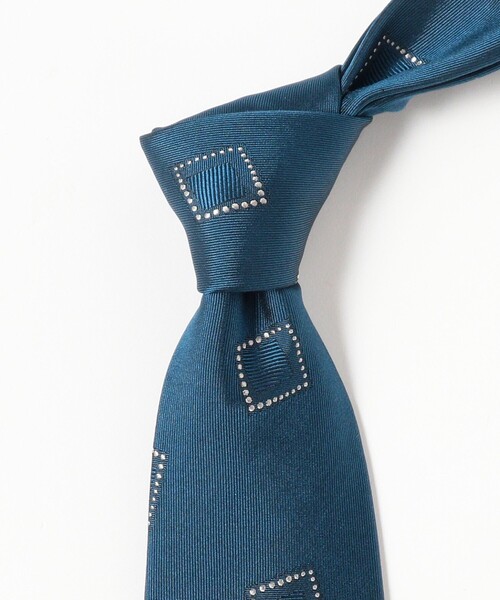 B:MING by BEAMS（ビーミングバイビームス）の「シルク 小紋柄 ネクタイ 25FW ①（ネクタイ・メンズ・ベージュ/ロイヤルブルー/ネイビー/ブラウン/ブルー/ワイン/オリーブ/ブルー系その他4・ONE SIZE）」の15枚目の写真