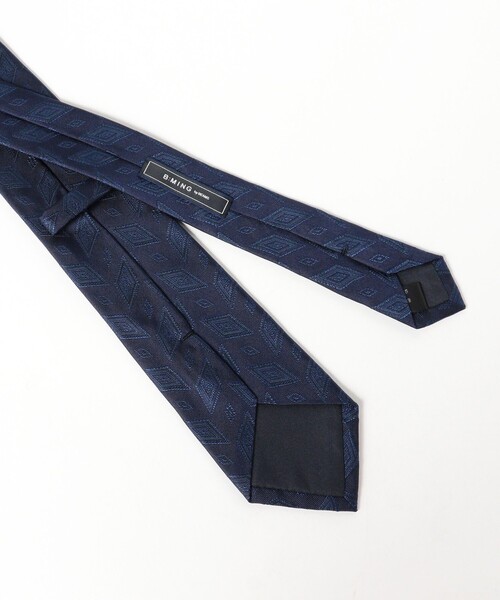 B:MING by BEAMS（ビーミングバイビームス）の「シルク 小紋柄 ネクタイ 25FW ①（ネクタイ・メンズ・ベージュ/ロイヤルブルー/ネイビー/ブラウン/ブルー/ワイン/オリーブ/ブルー系その他4・ONE SIZE）」の16枚目の写真