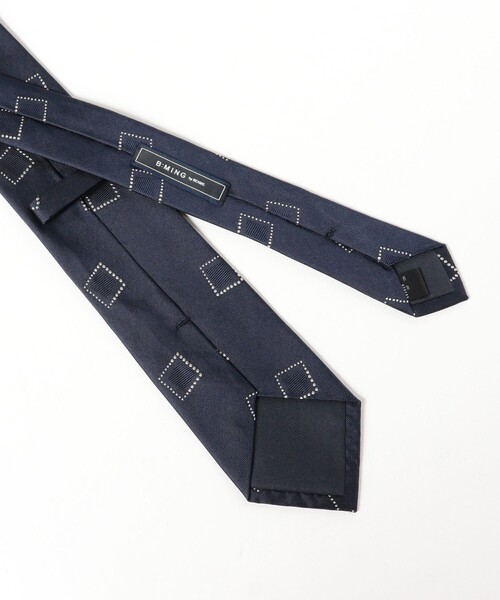 B:MING by BEAMS（ビーミングバイビームス）の「シルク 小紋柄 ネクタイ 25FW ①（ネクタイ・メンズ・ベージュ/ロイヤルブルー/ネイビー/ブラウン/ブルー/ワイン/オリーブ/ブルー系その他4・ONE SIZE）」の18枚目の写真